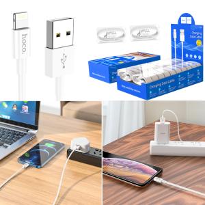 Cable Charger hoco X64 Lightweight iPhone - ខ្សែសាកជ័រទន់ ហូកូ X64 Lightweight អាយហ្វូន