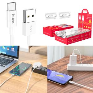 Cable Charger hoco X64 Lightweight Type-C - ខ្សែសាកជ័រទន់ ហូកូ X64 Lightweight Type C