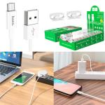 Cable Charger hoco X64 Lightweight Micro - ខ្សែសាកជ័រទន់ ហូកូ X64 Lightweight Micro