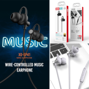 Earphone Wire 3.5mm XO EP41 music - កាសខ្សែ XO EP41 ឌុយមូល