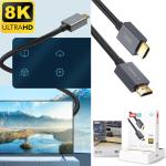 Cable HDMI XO GB001 8K ULTRA-HD 3m - ខ្សែ HDMI XO GB001 8K ULTRA HD ប្រវែង 3ម