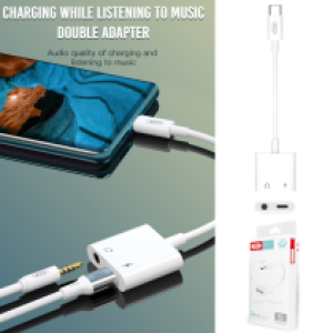 Converter Type-C to Type-C+3.5mm XO NB-R172D - ឌុយបំលែងTypeC ទៅកាសម៉ូលនិងTypeC XO NB-R172D
