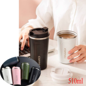 Coffee cup vacuum 510ml - កែវកាហ្វេរក្សាកំដៅនិងត្រជាក់​ 510ml