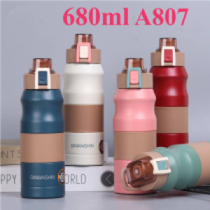 Vacuum cup travel A807 680ml - ដបទឹករក្សាកំដៅនិងត្រជាក់​ A807 680ml