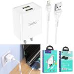 Power Charger hoco C89 iPhone - ឆ្នាំងសាក​ ហូកូ 89 មានខ្សែអាយហ្វូន