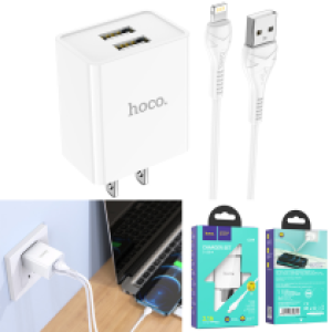 Power Charger hoco C89 iPhone - ឆ្នាំងសាក​ ហូកូ 89 មានខ្សែអាយហ្វូន