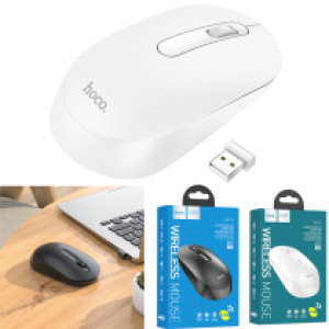 Mouse Wireless hoco GM14 Platinum 2.4G - ម៉ៅអត់ប្រើខ្សែរ hoco GM14 Platinum 2.4G