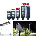 Solar Lamp LED Street Lights 1Row 500W - អំពូលបំភ្លឿផ្លូវ សឡាកំលាំង 500វ៉ាត់