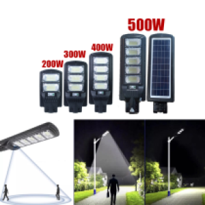 Solar Lamp LED Street Lights 1Row 500W - អំពូលបំភ្លឿផ្លូវ សឡាកំលាំង 500វ៉ាត់