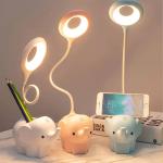 Desk Lamp LED Pen Holder Elephan DLL03 - អំពូលដាក់លើតុ ប្រអប់ដាក់ប៊ិចរូបដំរី ម៉ូដ DLL03