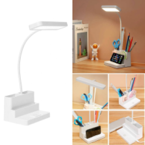 Desk Lamp LED Pen Holder DLL04 - អំពូលដាក់លើតុ ប្រអប់ដាក់ប៊ិច ម៉ូដ DLL04