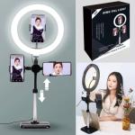 Holder desk stand light live K07 3Clipper - ជើងទំរទូរសព្ទ័លើតុ អំពូលឡាយ K07 3Clipper
