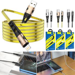 Cable Charger hoco U105 iPhone Treasure jelly - ខ្សែសាក ហូកូ U105 ជ័រទន់ ក្បាល iPhone