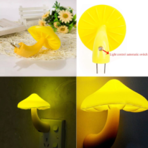 Night Lamp LED  Mushrooms Life - អំពូលរាត្រី រូបផ្សិត mini Life