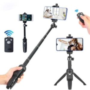 Selfie Stick Tripod Bluetooth Remote YT-9928 - ដងថតប្លូធូស YT-9928