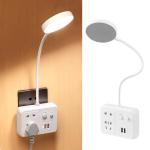Desk Lamp LED 2Socket 2USB T27 - អំពូលព្រីមានឌុយភ្លើង2និង2USB T27
