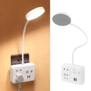 Desk Lamp LED 2Socket 2USB T27 - អំពូលព្រីមានឌុយភ្លើង2និង2USB T27