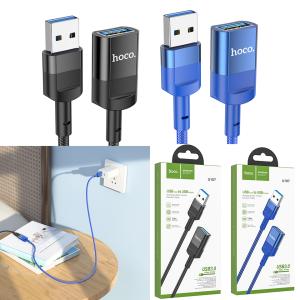 USB Extension Cable 3.0 hoco U107 1.2m - ខ្សែ បន្ត USB 3.0 hoco U107 (1.2ម៉ែត)