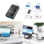 Converter OTG iPhone to USB2.0 hoco UA17 - ឌុយបំឡែង OTG អាយហ្វូនទៅ USB2.0 hoco UA17