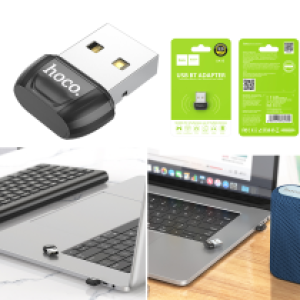 USB Bluetooth Adapter hoco UA18 USB - ដុំ USB ប៊្លូធូស hoco UA18 USB