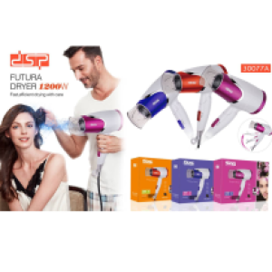 Hair Dryer 1200W DSP 30077A - ម៉ាស៊ីនផ្លុំសក់ 1200W DSP 30077A