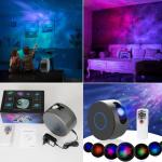 Projector Laser Lamp Galaxy Cloud Nebula - អំពូល ភ្លើងឡេស័ររាត្រី Galaxy Cloud Nebula 