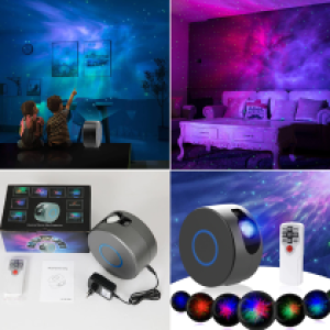 Projector Laser Lamp Galaxy Cloud Nebula - អំពូល ភ្លើងឡេស័ររាត្រី Galaxy Cloud Nebula 