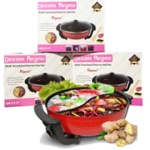 Hot pot 2 flavor Dessini OR-2117 - ឆ្នាំងស៊ុប២រសជាតិ Dessini OR-2117