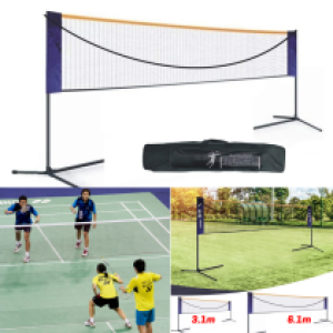 Badminton Net Full set 6.1m - ប៉ាឡេវ៉ាយសី មួយឈុត ទំហំ 6.1m