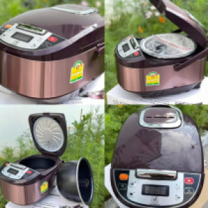 Rice Cooker digital KM-2.2L D222 - ឆ្នាំងបាយគំរបជាប់ឌីជីថល​​ 2.2L ឆ្នាំងខ្មៅ