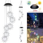 Solar Lamp Wind-bell light Star - អំពូល​ សឡាព្យូរ រូបផ្កាយឬលោកខែ