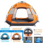 Tent 7in1 Auto Setup 240*240*130cm 3-4persons - តង់ដេក 3-4នាក់ ទំហំ 240*240*130cm