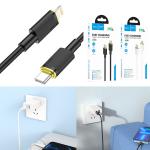 Cable Charger PD20W Hoco U109 iPhone 1.2m - ខ្សែសាកជ័រ ហូកូ​ U109 PD អាយហ្វូន 1.2ម