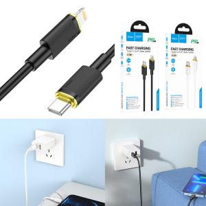 Cable Charger PD20W Hoco U109 iPhone 1.2m - ខ្សែសាកជ័រ ហូកូ​ U109 PD អាយហ្វូន 1.2ម