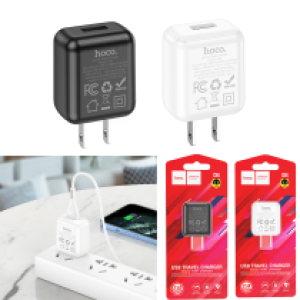 Power Charger Hoco C96 single port - ឆ្នាំងសាក​ ហូកូ C96 រុនមួយ