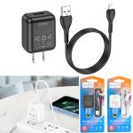 Power Charger Hoco C96 iPhone - ឆ្នាំងសាក​ ហូកូ C96 មានខ្សែ iPhone