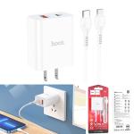 Power Charger Hoco C97 PD20W+QC3.0 iPhone - ឆ្នាំងសាក ខ្វីកឆាច ហូកូ C97 PD20W+QC3.0 មានខ្សែiPhone