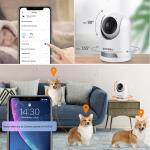 Camera Desk Wifi 360° 2M SECTEC ST-899-2M Tuya - កាមេរ៉ាសុវត្ថិភាព 360 SECTEC ST-899-2M 1080p
