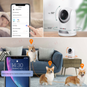 Camera Desk Wifi 360° 2M SECTEC ST-899-2M Tuya - កាមេរ៉ាសុវត្ថិភាព 360 SECTEC ST-899-2M 1080p