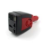 Inverter Car Cigarette DC-12V to AC-220V 150W - ដុំបំឡែងភ្លើង DC-12V ទៅ AC-220V 150វ៉ាត់