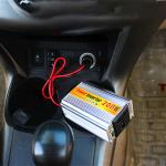 Inverter Car Cigarette DC-12V to AC-220V 200W - ដុំបំឡែងភ្លើង DC-12V ទៅ AC-220V 200វ៉ាត់
