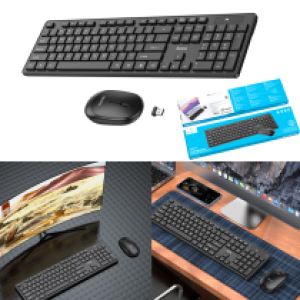 Keyboard+Mouse Wireless hoco GM17 Business - ក្តាចុច និងម៉ៅឈុតអត់ខ្សែ hoco GM17 Business