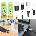 Cable Charger silicone hoco X82 Type C 1m - ខ្សែសាកស៊ីលីខុន ហូកូ​ X82 Type-C 1ម៉ែត