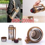 Vacuum cup hot&cold A908 2000ml - ដបទឹករក្សាកំដៅបានយូរ ​A908 2000ml