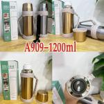 Vacuum cup hot&cold A909 1200ml - ដបទឹករក្សាកំដៅបានយូរ A909 1200ml