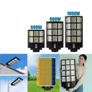 Solar Lamp LED Street Lights 3Rows 12Lamp 600W - អំពូលបំភ្លឿផ្លូវ សឡាកំលាំង 3ជួរ 12Lamp 600វ៉ាត់