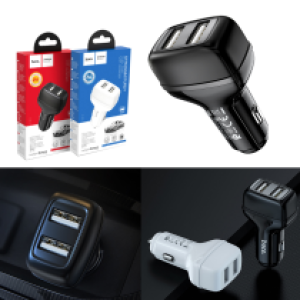 Power Car Charger Hoco ​Z36 Dual Port - ឆ្នាំងសាកក្នុងឡាន Z36 រុន 2 