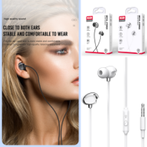 Earphone Wire 3.5mm XO EP53 music - កាសខ្សែ XO EP53 ឌុយមូល
