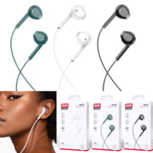 Earphone Wire 3.5mm XO EP54 metal - កាសខ្សែ XO EP54 លោហះ ឌុយមូល 