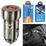 Power Car Charger hoco Z46 QC/FCP/AFC - ឆ្នាំសាកក្នុឡាន ហូកូ Z46 QC/FCP/AFC